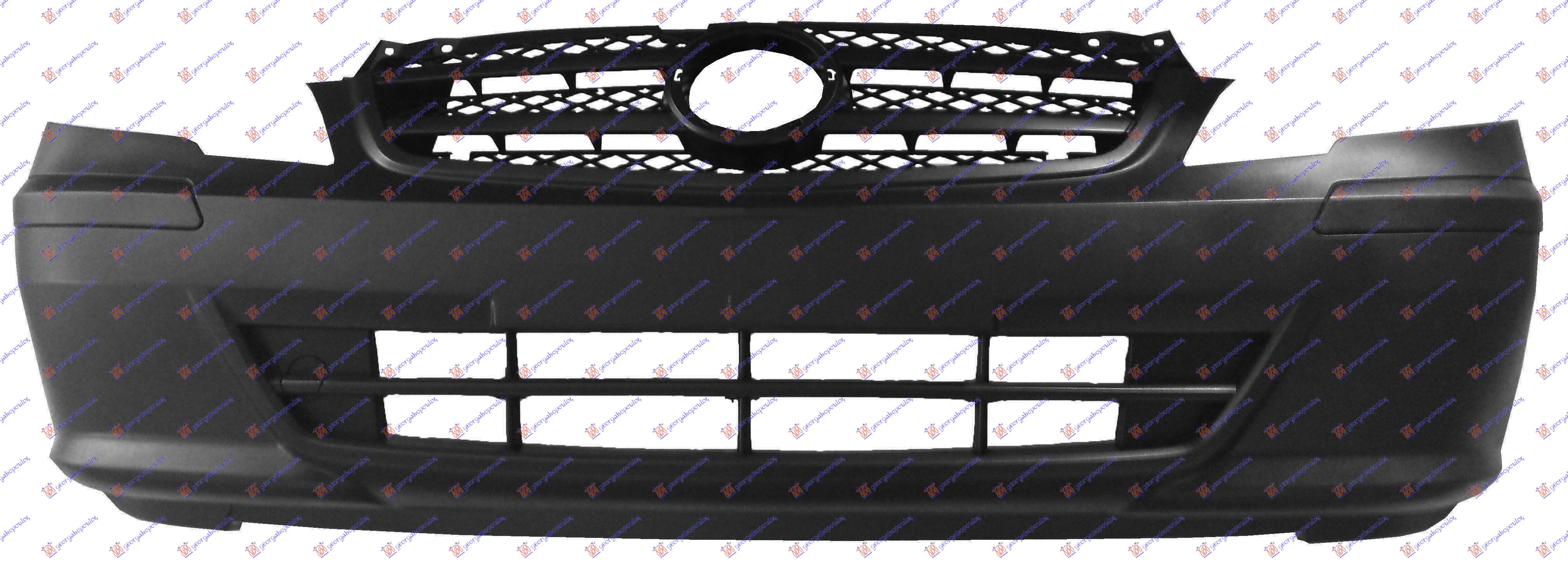 FRONT BUMPER (VITO) MAT-BLACK (W/GRILLE)