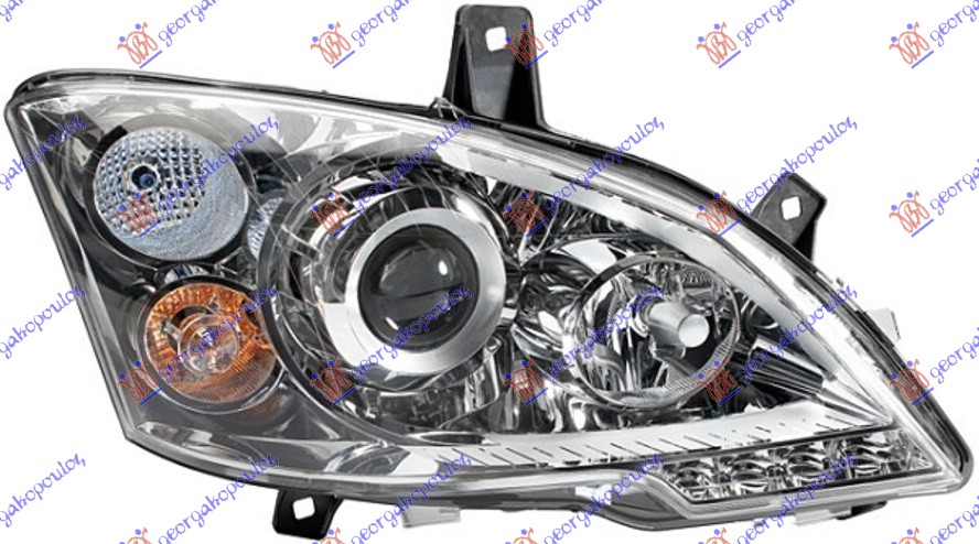 HEAD LAMP Bi XENON AFS W/LED DRL (E) (DEPO)