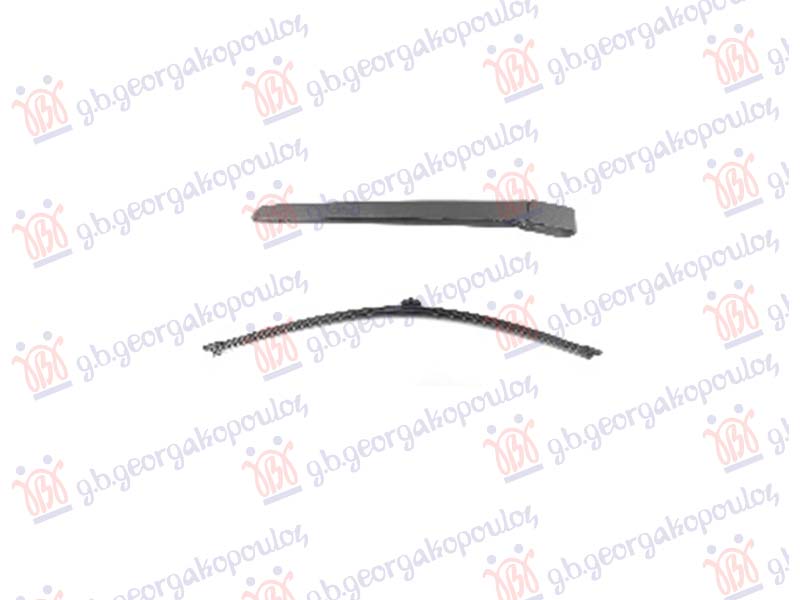 ΥΑΛΟΚΑΘΑΡΙΣΤΗΡΑΣ ΠΙΣΩ ΜΕ ΜΠΡΑΤΣΟ (ΜΟΝΗ ΠΟΡΤΑ) 400mm