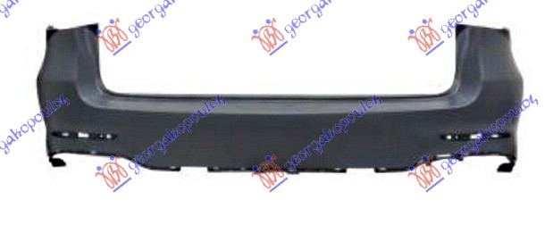 REAR BUMPER PRIMED (W & W/O PDC) (AMG LINE)