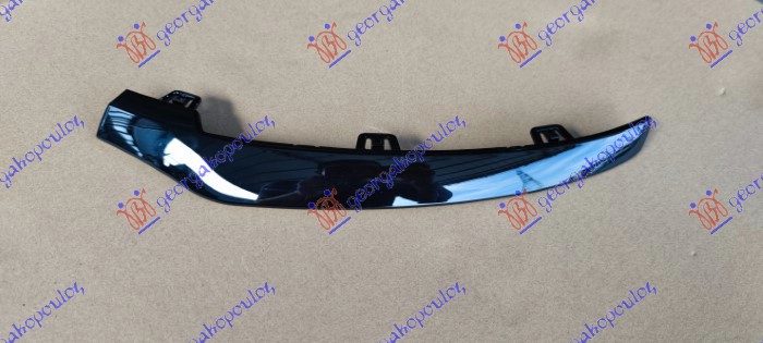 FRONT BUMPER SPOILER SIDE MOULDING UPPER BLACK POLISHED (AMG-LINE)