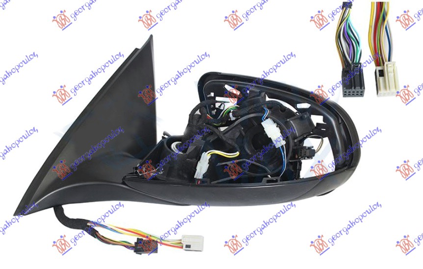 DOOR MIRROR ELECTRICAL HEATED FOLDABLE W/MEMORY (ONLY BODY) (W/BLIS) 17 PIN (A QUALITY)