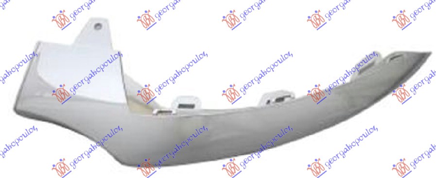 FRONT BUMPER MOULDING LOWER CHROME (AMG-LINE)