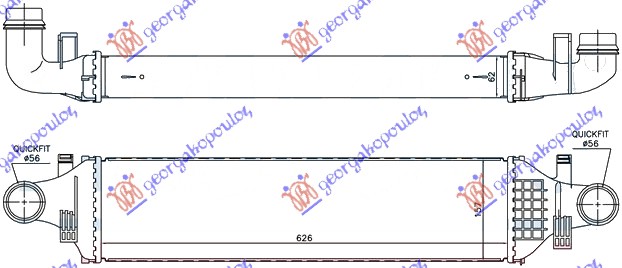 ΨΥΓΕΙΟ INTERCOOLER ΒΕΝΖΙΝΗ-ΠΕΤΡΕΛΑΙΟ (625x160)