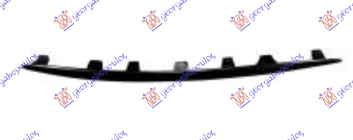 FRONT BUMPER GRILLE MOULDING LOWER POLISHED BLACK (A35 AMG)