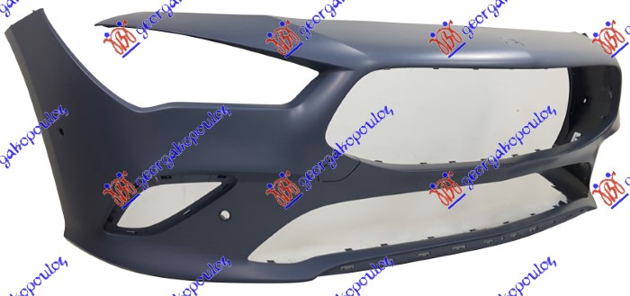 FRONT BUMPER PRIMED (W/4 PDC) (PROGRESSIVE)