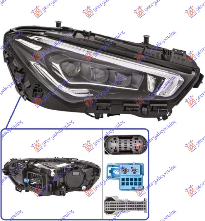 ΦΑΝΟΣ ΕΜΠΡΟΣ FULL LED ΕΞΥΠΝΟ (ΧΩΡΙΣ ΛΟΓΟΤΥΠΟ) (HELLA)