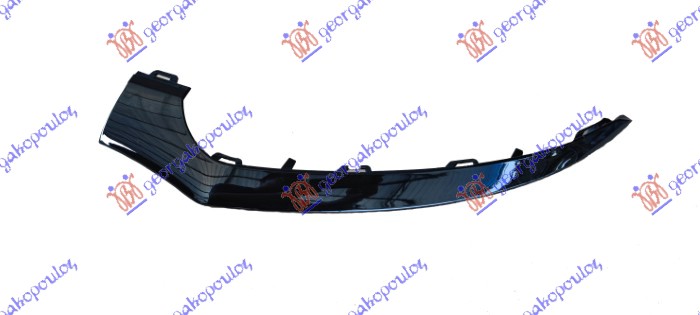 FRONT BUMPER SIDE MOULDING BLACK POLISHED (AMG-LINE)