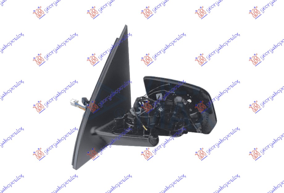 DOOR MIRROR ELECTRICAL HEATED FOLDABLE (W/MEMORY) (W/O COVER) (A QUALITY) (ASPHERICAL GLASS)