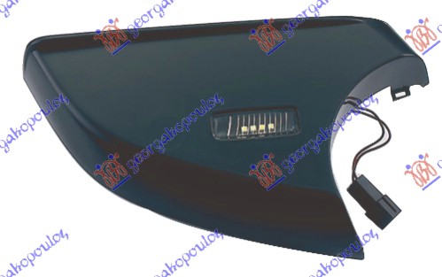 DOOR MIRROR COVER LOWER (W/FOOT LAMP)