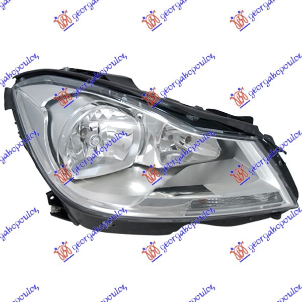 HEAD LAMP ELECTRICAL CHROME (DEPO)
