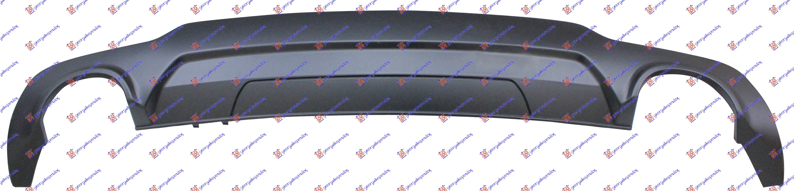REAR BUMPER SPOILER (DOUBLE EXHAUST) (AMG-LINE)