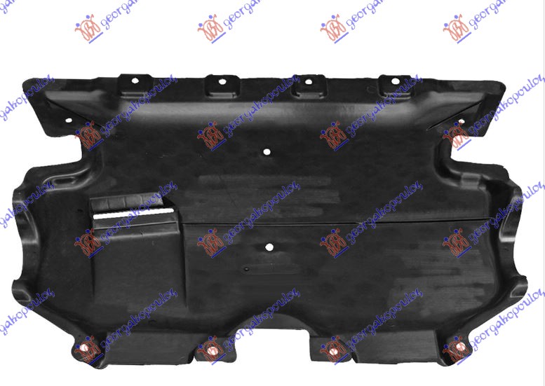FRONT COVER ENGINE PLASTIC MIDDLE (4MATIC)