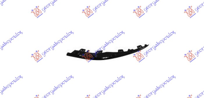 FRONT BUMPER MOULDING LOWER BLACK (AMG-LINE)