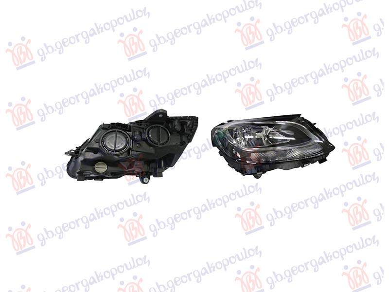 ΦΑΝΟΣ ΕΜΠΡΟΣ ΜΕ ΦΩΣ ΗΜΕΡΑΣ LED (H7/H7/PWY24W/LED) (E) (DEPO)