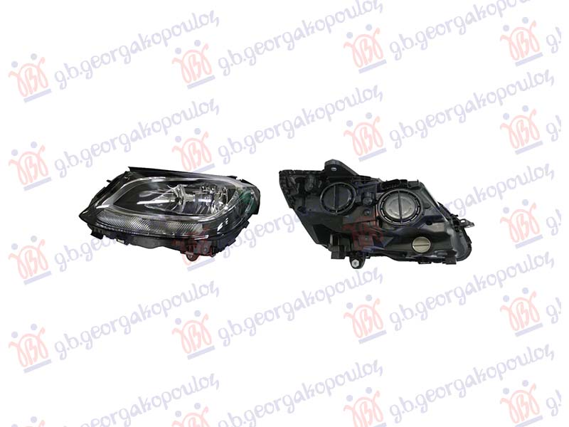 HEAD LAMP W/LED DRL (H7/H7/PWY24W/LED) (E) (DEPO)