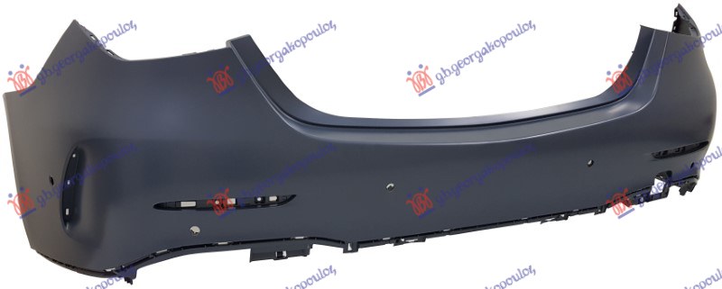 REAR BUMPER PRIMED (W/6 PDC) (AMG-LINE)