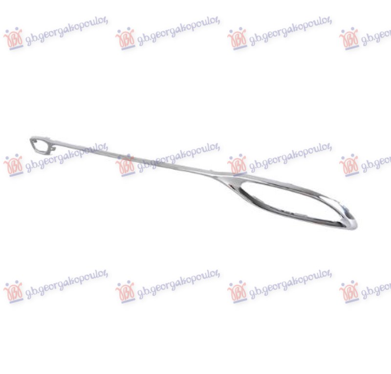 REAR BUMPER SPOILER MOULDING CHROME