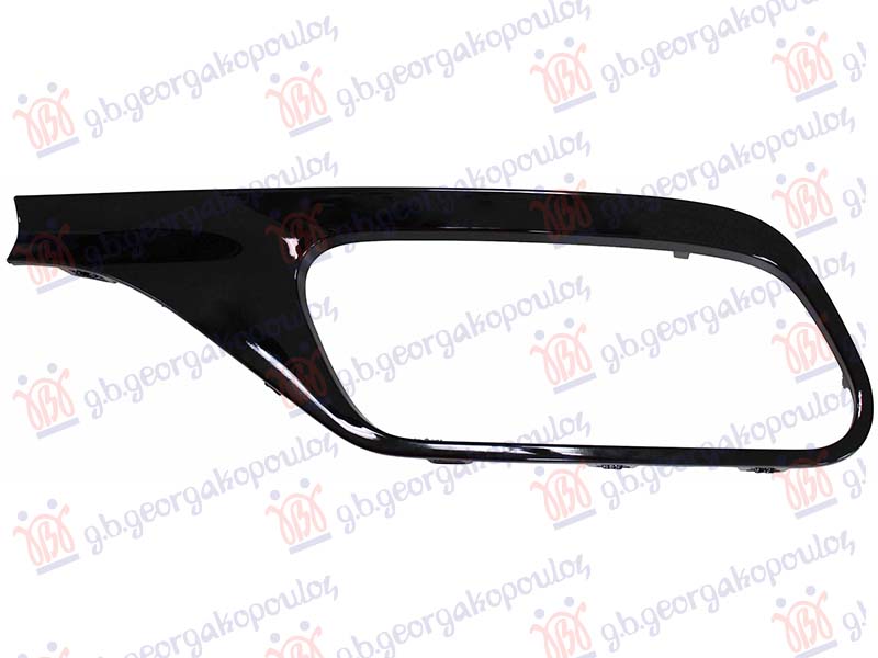 REAR EXHAUST MOULDING BLACK POLISHED (C63 AMG)