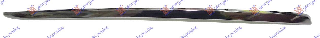 FRONT BUMPER GRILLE MOULDING CHROME