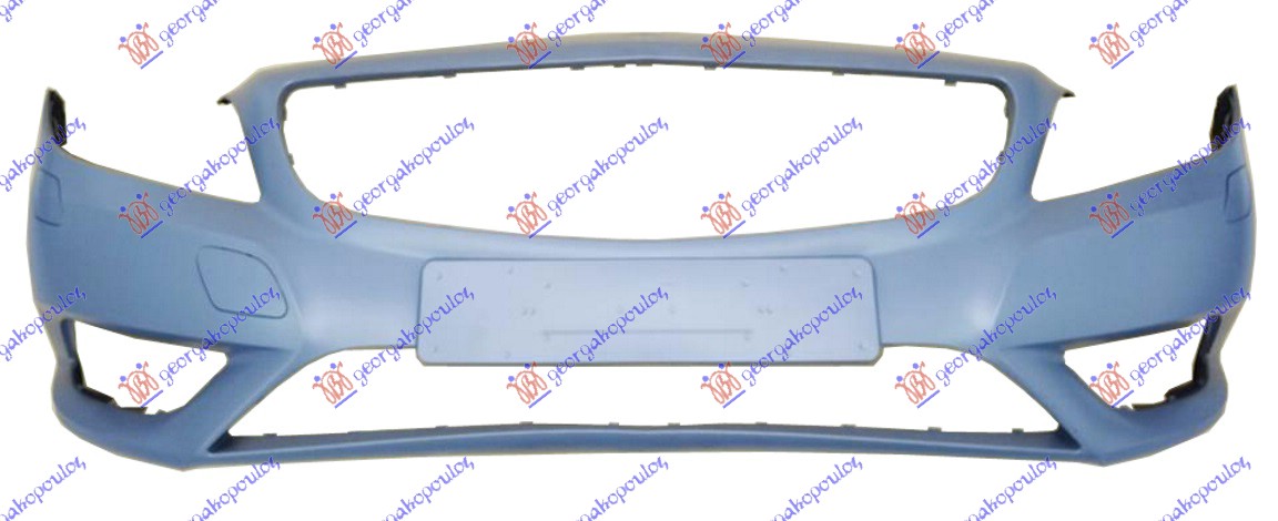 FRONT BUMPER PRIMED (CLASSIC) (W/PDC & WASHER HOLES)