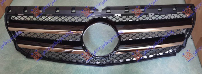 GRILLE BLACK W/MOULDINGS BLACK/CHROME