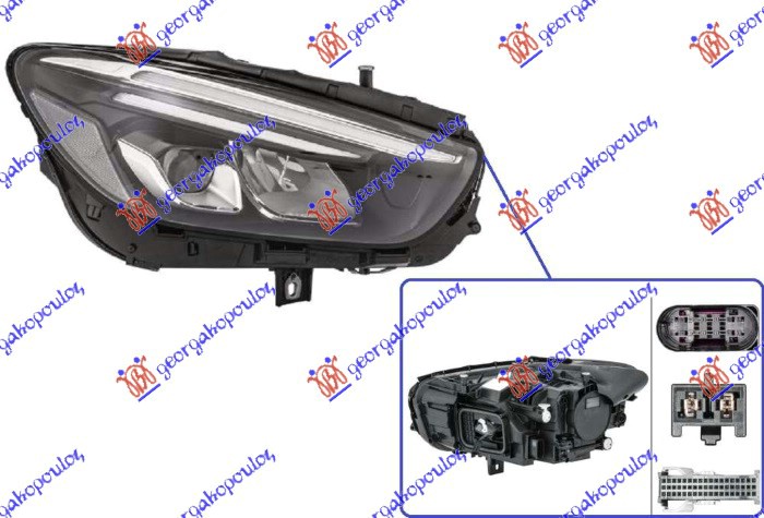 ΦΑΝΟΣ ΕΜΠΡΟΣ FULL LED (ΧΩΡΙΣ ΛΟΓΟΤΥΠΟ) (HELLA)