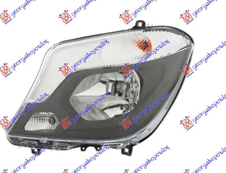HEAD LAMP ELECTRICAL (W/MOTOR) (E) (DEPO)
