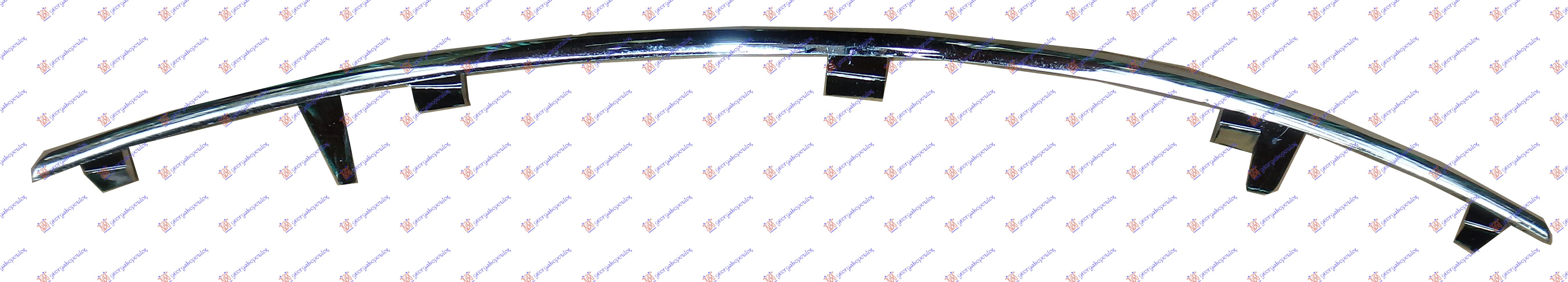 FRONT BUMPER GRILLE SIDE MOULDING CHROME
