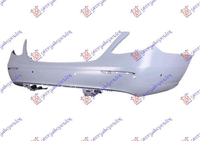 REAR BUMPER PRIMED (EXCLUSIVE) (W/6 PDC) (A QUALITY)