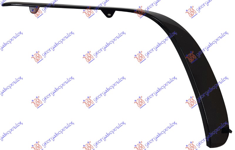 FRONT BUMPER GRILLE SIDE MOULDING VERTICAL (POLISHED BLACK) (E53 AMG)