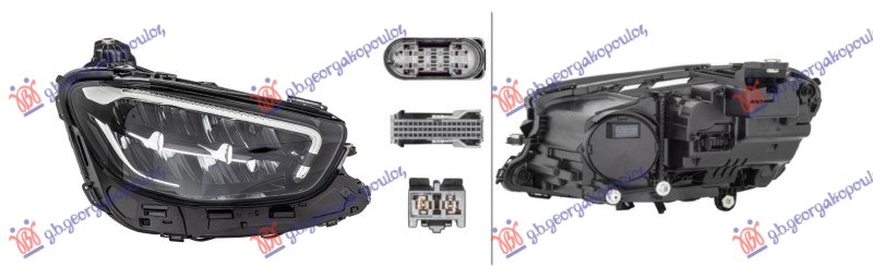 ΦΑΝΟΣ ΕΜΠΡΟΣ FULL LED HIGH PERFORMANCE (ΜΕ ΜΟΤΕΡ) (E) (DEPO)