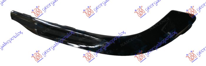 REAR BUMPER SPOILER MOULDING BLACK POLISHED (AMG-LINE)