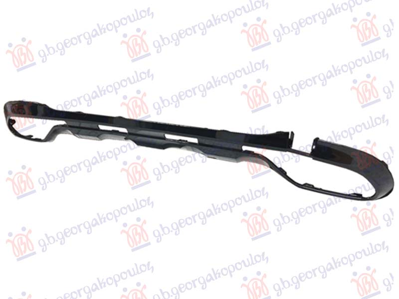 REAR BUMPER MOULDING LOWER BLACK