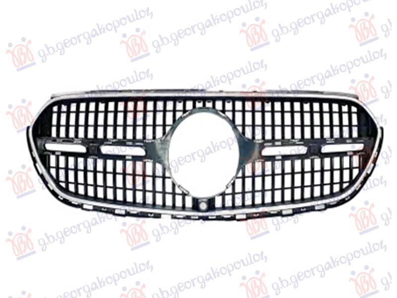 GRILLE INNER BLACK (W/CHROME FRAME)