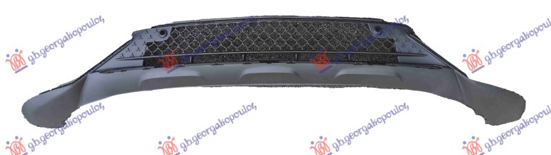 FRONT BUMPER GRILLE (AMG LINE) (W/MOULDING HOLES)