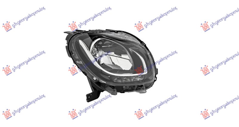 ΦΑΝΟΣ ΕΜΠΡΟΣ ΜΕ ΦΩΣ ΗΜΕΡΑΣ LED (BASE) (VALEO)