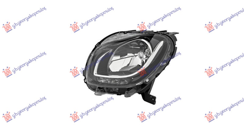 ΦΑΝΟΣ ΕΜΠΡΟΣ ΜΕ ΦΩΣ ΗΜΕΡΑΣ LED (BASE) (VALEO)