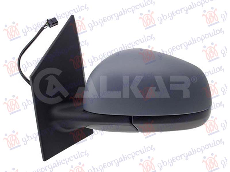 DOOR MIRROR ELECTRICAL HEATED PRIMED (ASPHERICAL GLASS)