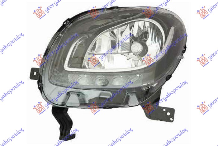 HEAD LAMP W/LED DRL (E) (DEPO)