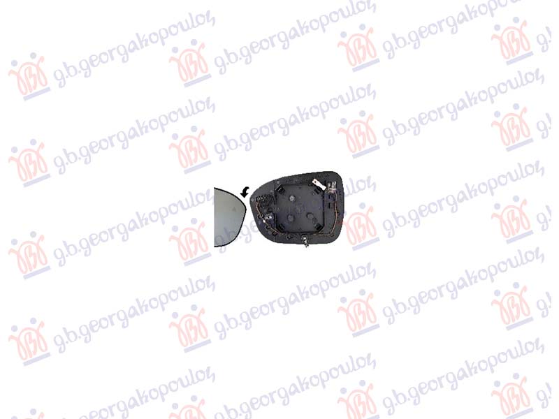ΚΡΥΣΤΑΛΛΟ ΚΑΘΡΕΦΤΗ ΘΕΡΜΑΙΝΟΜΕΝΟ (ΜΕ BLIS) (CONVEX GLASS)