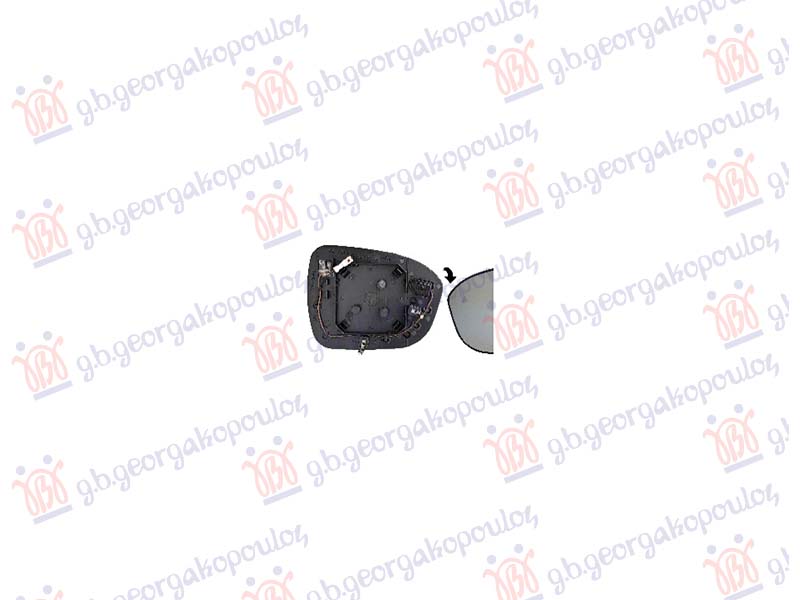 ΚΡΥΣΤΑΛΛΟ ΚΑΘΡΕΦΤΗ ΘΕΡΜΑΙΝΟΜΕΝΟ (ΜΕ BLIS) (CONVEX GLASS)