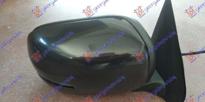 DOOR MIRROR ELECT.BLACK (W/S.LAMP) (CONVEX GLASS)