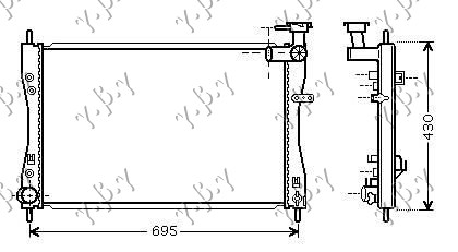 ΨΥΓΕΙΟ ΝΕΡΟΥ 1.5 ΒΕΝΖΙΝΗ +/- A/C ΜΗΧΑΝΙΚΟ (640x402) (KOYO)