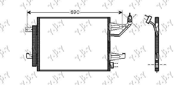 ΨΥΓΕΙΟ A/C (52x37,5) (ΟΛΑ ΤΑ ΜΟΝΤΕΛΑ)