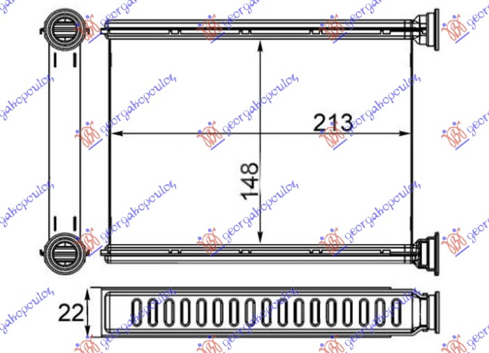 ΨΥΓΕΙΟ ΚΑΛΟΡΙΦΕΡ (BR) 1.6 DiG TURBO (148x215x22)