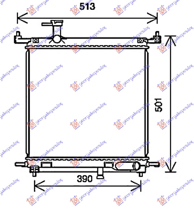 ΨΥΓΕΙΟ 1.2i-12V 75PS(40x43) (ΚΙΝ HR12DE)