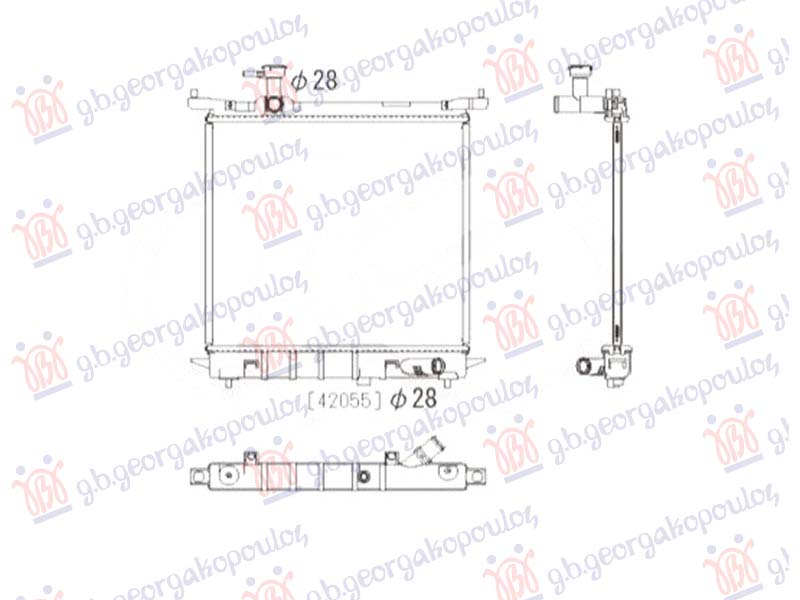 ΨΥΓΕΙΟ 1.2 12vΒΕΝΖΙΝΗ AYTOMATO (445x400x16) (NRF)