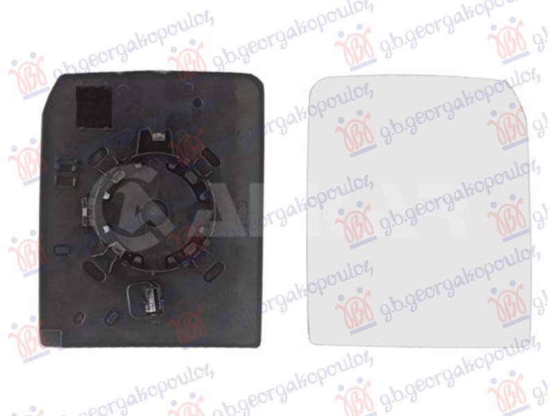 DOOR MIRROR GLASS HEATED (CONVEX GLASS) 2024- (2 PIN)