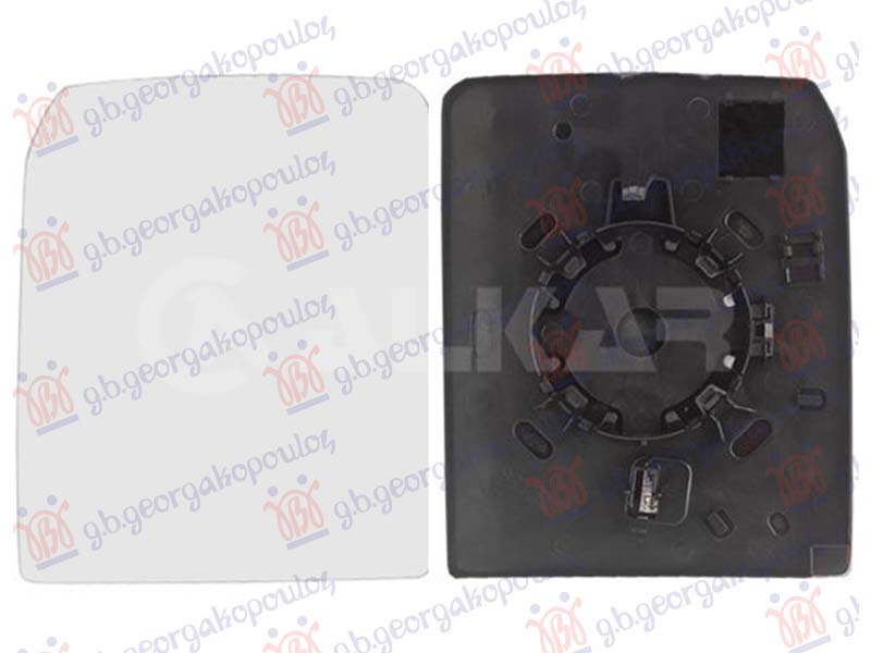 DOOR MIRROR GLASS HEATED (CONVEX GLASS) 2024- (2 PIN)